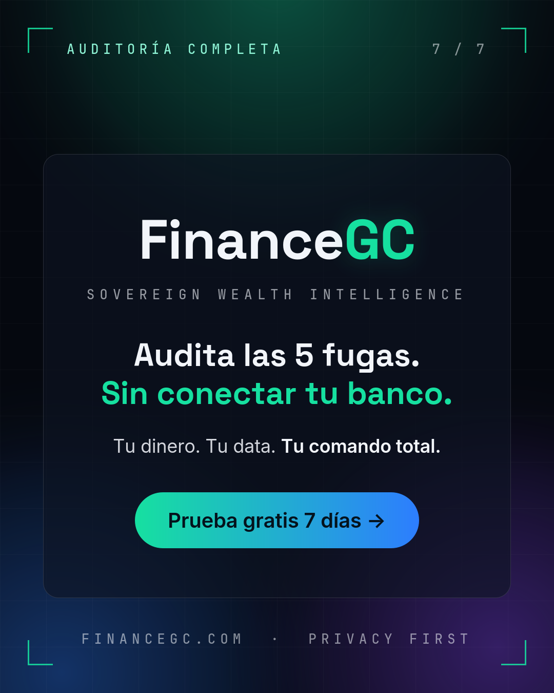 FinanceGC — Real audit discovery 7